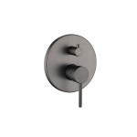 Bloom Shower Diverter Warm Brushed Gunmetal Bloom Shower Diverter Warm Brushed Gunmetal